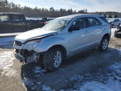 Salvage cars for sale at Windham, ME auction: 2012 Chevrolet Equinox LS