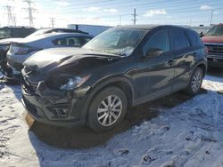 Salvage cars for sale at Elgin, IL auction: 2016 Mazda CX-5 Touring