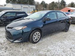 Salvage cars for sale at Mendon, MA auction: 2018 Toyota Corolla L