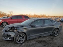 Salvage cars for sale at Des Moines, IA auction: 2017 Ford Fusion SE Hybrid