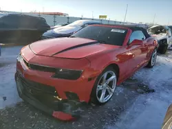 Salvage cars for sale at Cahokia Heights, IL auction: 2015 Chevrolet Camaro LT