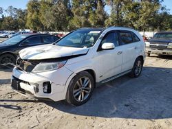 Salvage cars for sale at Ocala, FL auction: 2014 KIA Sorento SX