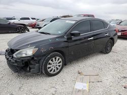 Salvage cars for sale at Taylor, TX auction: 2016 Nissan Sentra S