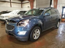 Salvage cars for sale at Lansing, MI auction: 2017 Chevrolet Equinox LT