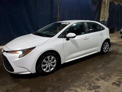 Salvage cars for sale at Woodhaven, MI auction: 2021 Toyota Corolla LE