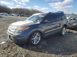 Salvage cars for sale at Windsor, NJ auction: 2015 Ford Explorer XLT