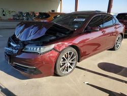 Salvage cars for sale at Wilmer, TX auction: 2016 Acura TLX Tech