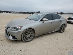 Salvage cars for sale at San Antonio, TX auction: 2015 Lexus IS 250