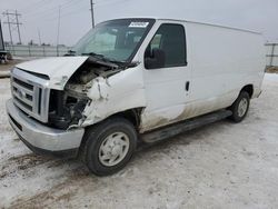 Salvage trucks for sale at Bismarck, ND auction: 2008 Ford Econoline E250 Van