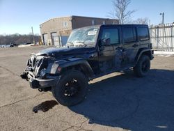 Salvage SUVs for sale at auction: 2017 Jeep Wrangler Unlimited Sahara