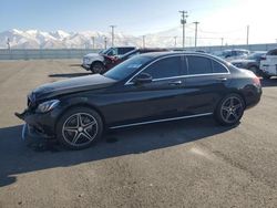 Salvage cars for sale at Magna, UT auction: 2016 Mercedes-Benz C 300 4matic