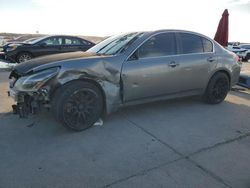 Salvage cars for sale at auction: 2013 Infiniti G37 Base