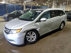 Salvage cars for sale at Woodhaven, MI auction: 2014 Honda Odyssey EX