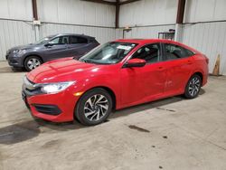 Honda salvage cars for sale: 2017 Honda Civic EX