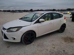 Salvage cars for sale at San Antonio, TX auction: 2013 Ford Focus Titanium