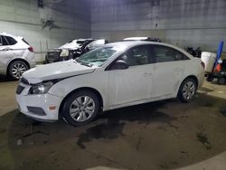 Salvage cars for sale at Portland, MI auction: 2012 Chevrolet Cruze LS