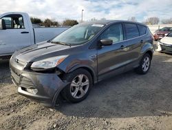 Salvage cars for sale at Sacramento, CA auction: 2015 Ford Escape SE