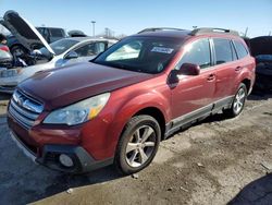 Salvage cars for sale at Indianapolis, IN auction: 2014 Subaru Outback 2.5I Limited