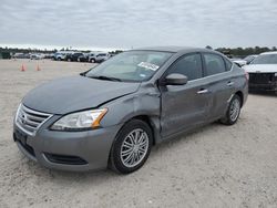 Salvage cars for sale at Houston, TX auction: 2015 Nissan Sentra S