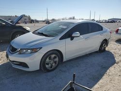 Salvage cars for sale from Copart Taylor, TX: 2013 Honda Civic LX