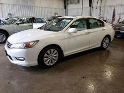 Salvage cars for sale at Franklin, WI auction: 2014 Honda Accord EXL