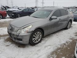 Salvage cars for sale at Elgin, IL auction: 2007 Infiniti G35