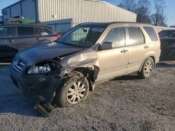 Salvage cars for sale at Gastonia, NC auction: 2005 Honda CR-V EX