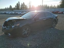 Vehiculos salvage en venta de Copart Graham, WA: 2013 Acura TSX SE