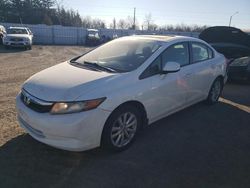 Salvage cars for sale at Bowmanville, ON auction: 2012 Honda Civic LX