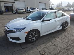 Salvage cars for sale at Woodburn, OR auction: 2017 Honda Civic EX