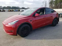 Salvage cars for sale at Dunn, NC auction: 2022 Tesla Model Y