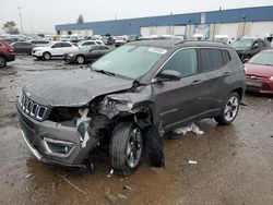 Jeep Compass salvage cars for sale: 2019 Jeep Compass Limited