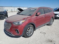 Salvage cars for sale from Copart Haslet, TX: 2017 Hyundai Santa FE SE