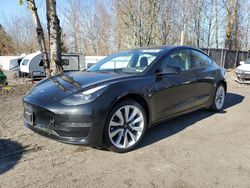 Tesla salvage cars for sale: 2022 Tesla Model 3