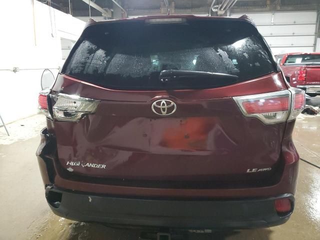 2015 Toyota Highlander LE