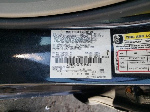 2012 Ford Fusion SEL