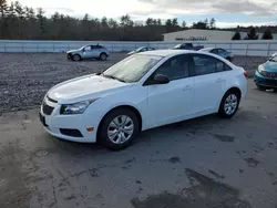 Salvage cars for sale at Windham, ME auction: 2013 Chevrolet Cruze LS