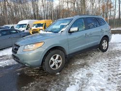 Vehiculos salvage en venta de Copart East Granby, CT: 2007 Hyundai Santa FE GLS