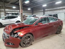 Salvage cars for sale at Des Moines, IA auction: 2014 Ford Fusion Titanium