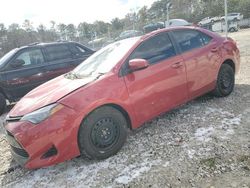 Salvage cars for sale at Ellenwood, GA auction: 2017 Toyota Corolla L