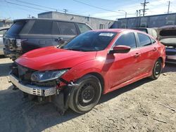 Salvage cars for sale at Los Angeles, CA auction: 2021 Honda Civic LX