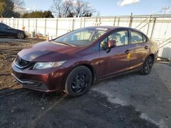 Salvage cars for sale at Finksburg, MD auction: 2013 Honda Civic LX