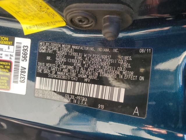 2011 Toyota Sienna XLE