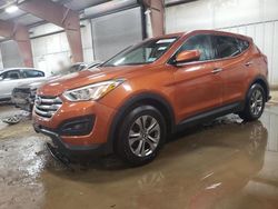 Salvage cars for sale at Lansing, MI auction: 2015 Hyundai Santa FE Sport