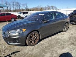 Ford salvage cars for sale: 2019 Ford Fusion SEL