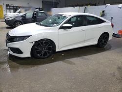 Salvage cars for sale at Candia, NH auction: 2019 Honda Civic Sport