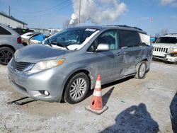 Salvage cars for sale at Pekin, IL auction: 2011 Toyota Sienna XLE