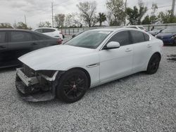 Salvage cars for sale at Riverview, FL auction: 2018 Jaguar XE Premium