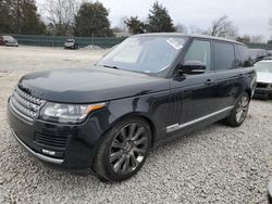 Land Rover salvage cars for sale: 2016 Land Rover Range Rover Supercharged