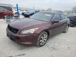 Salvage cars for sale from Copart Haslet, TX: 2008 Honda Accord EXL